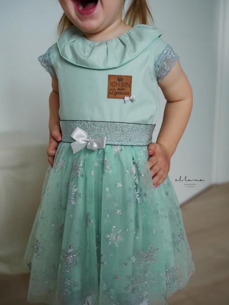 0,5 MTR. ♥ WEICHER EISKRISTALL TüLL MINT ♥