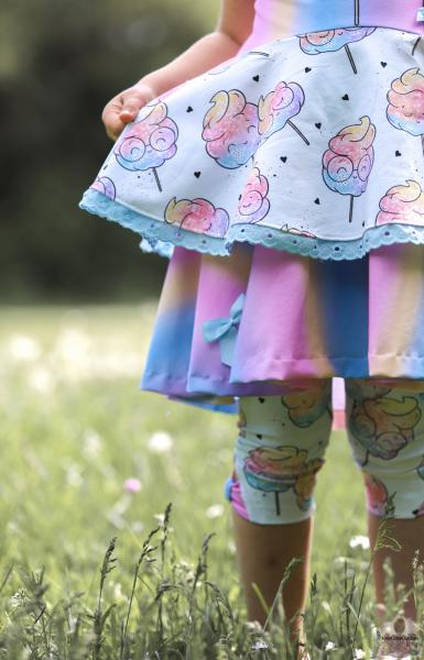 0,5 MTR. ♥ ZUCKERWATTE EIGENPRODUKTION - MUSSELIN ♥