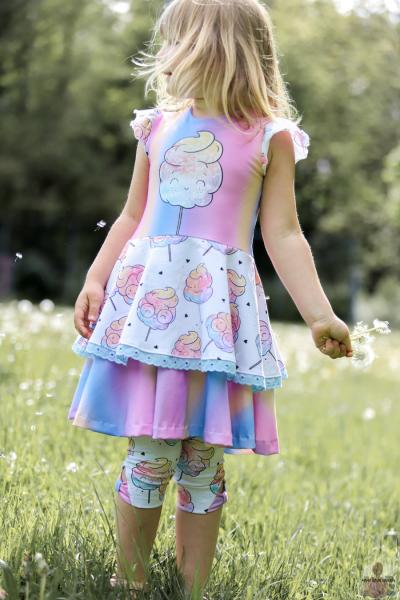 1 Stück - BÜGELBILD ZUCKERWATTE BRILLE 12cm