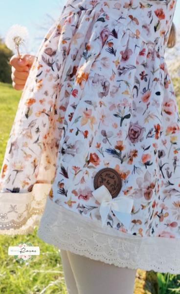 ♥1 Mtr. Wäschespitze - SCHLEIFENBLÜTE - 6cm - CREME ♥