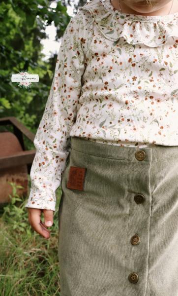 0,5 MTR. ♥ WEICHER  FEINCORD KHAKI ♥