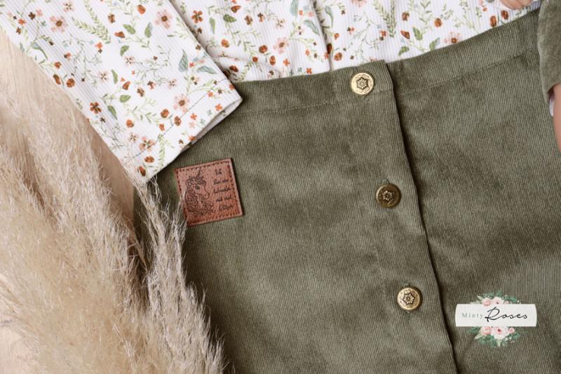 0,5 MTR. ♥ WEICHER  FEINCORD KHAKI ♥