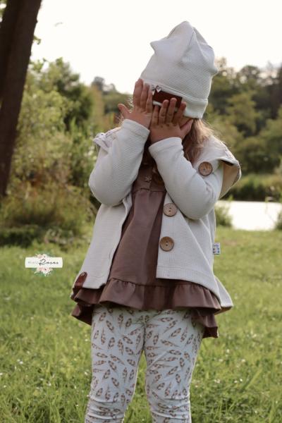 0,5 MTR. ♥  UNI BIO BAUMWOLLJERSEY TAUPE ♥