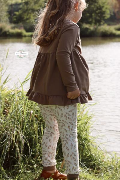 0,5 MTR. ♥  UNI BIO BAUMWOLLJERSEY TAUPE ♥