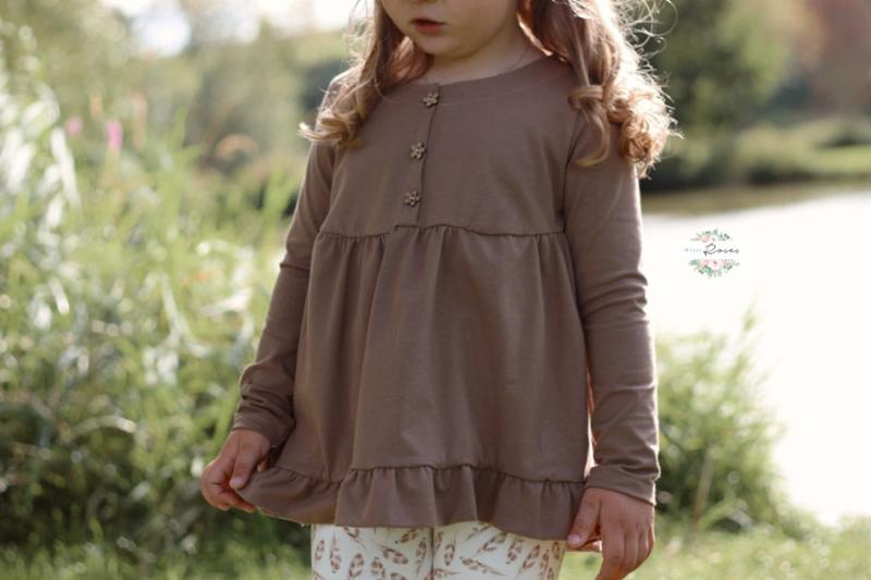 0,5 MTR. ♥  UNI BIO BAUMWOLLJERSEY TAUPE ♥