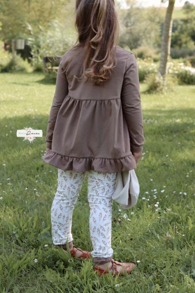 0,5 MTR. ♥  UNI BIO BAUMWOLLJERSEY TAUPE ♥