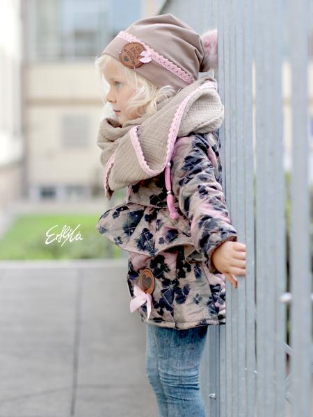 0,5 MTR. ♥  UNI BIO BAUMWOLLJERSEY TAUPE ♥