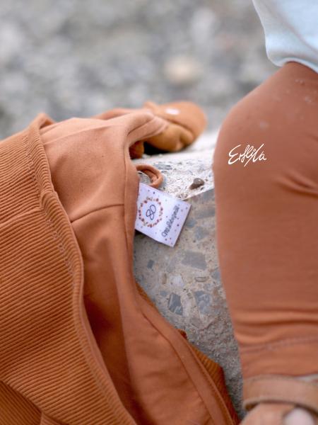 0,5 MTR. ♥ BIO  SoMMER BAUMWOLL Sweat RoST/FRENCH TERRY ♥