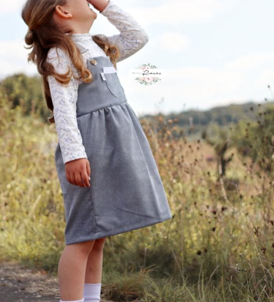 0,5 MTR. ♥ WEICHER FEINCORD DUSTY BLUE ♥