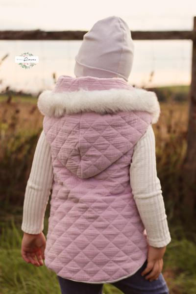 0,5 MTR. Abgesteppter Musselin Jackenstoff - RoSE
