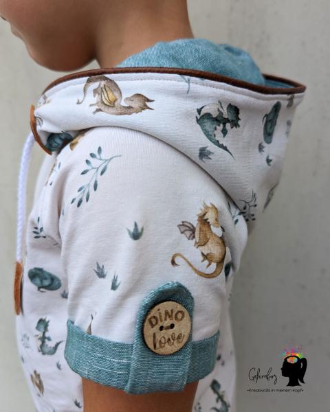 0,5 MTR. ♥ 100% LEINEN MINT MELIERT ♥