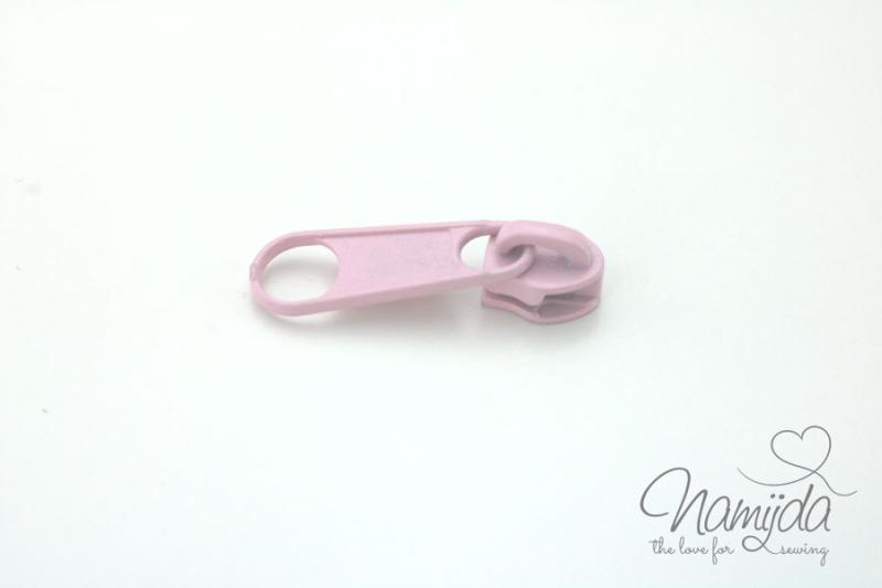 1 STÜCK - REIßVERSCHLuSS  ZiPPER - ALTROSA - 3mm