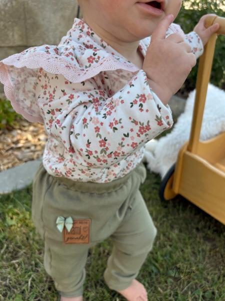 0,50 MTR. ♥ STREUBLÜMCHEN HELLROSE/PUDER JERSEY ♥