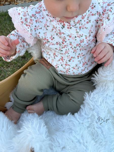 0,50 MTR. ♥ STREUBLÜMCHEN HELLROSE/PUDER JERSEY ♥