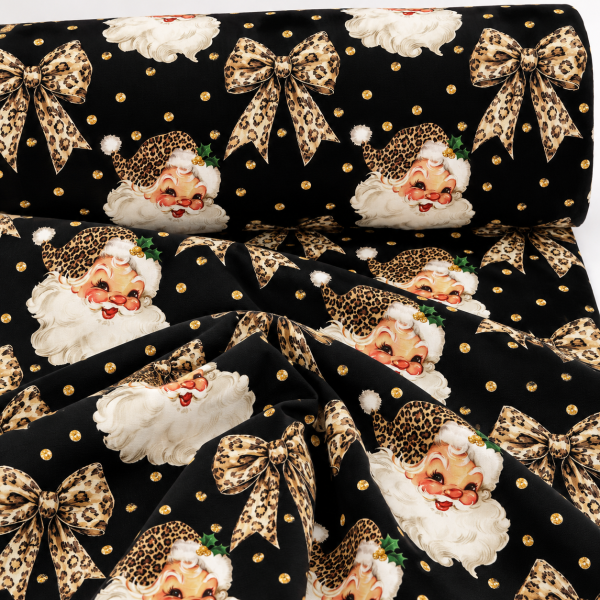 0,5 MTR. X-MAS LEO BOWS SANTA - SOFT SWEAT