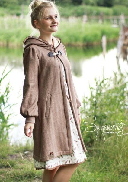 1 Stück ♥ Dufflecoat-Verschluss 17cm - Schwarz - Knebelknopf - zweiteilig ♥