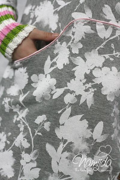 1 MTR. ♥ Paspelband Rose ♥ elastisch