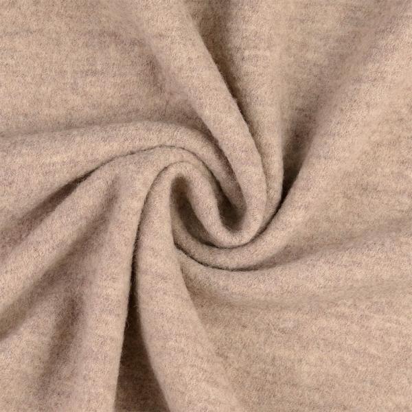 0,50 MTR. WeiCHER WoLLWALK -  BEIGE MELANGE - 100% WoLLE  (mulesingfrei)