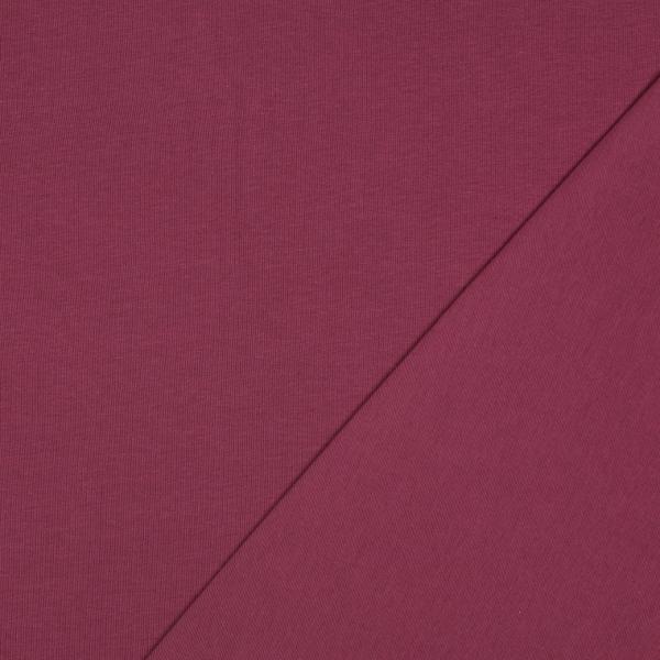 0,5 MTR. ♥ BIO SoMMER BAUMWOLL Sweat BROMBEERE/FRENCH TERRY♥