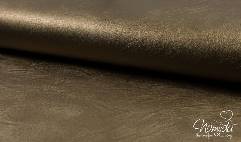 0,5 MTR. ♥ KuNSTLEDER BRONZE ♥