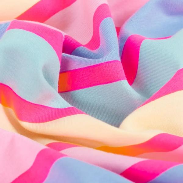 0,50 MTR. CANDY STRIPES FRENCH TERRY