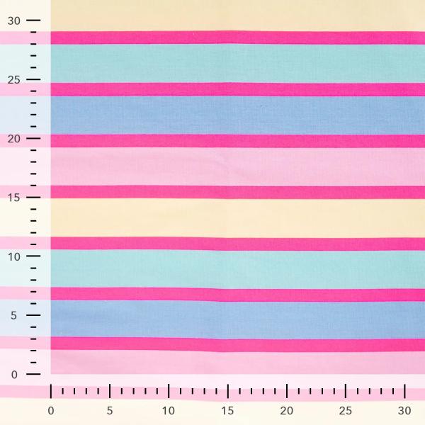0,50 MTR. CANDY STRIPES FRENCH TERRY