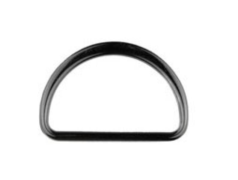 1 STüCK - D-RING - 25MM - ANTHRAZIT