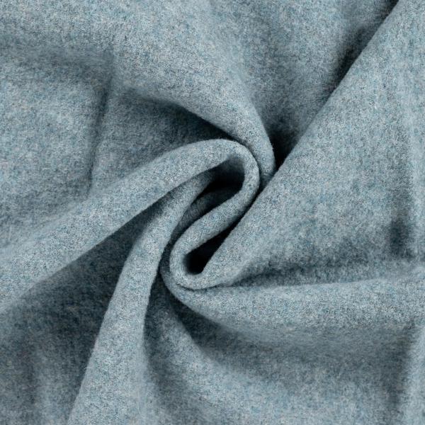 0,50 MTR. WeiCHER WoLLWALK -  DuSTY MINT MELANGE - 100% WoLLE  (mulesingfrei)