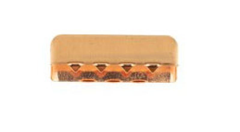 1 STüCK -  METALL ENDSTÜCK -  ROSEGOLD - 25MM