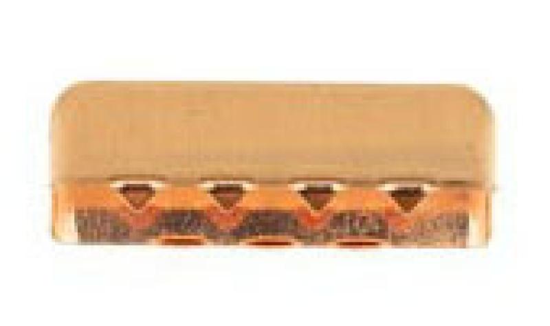 1 STüCK -  METALL ENDSTÜCK -  ROSEGOLD - 40MM