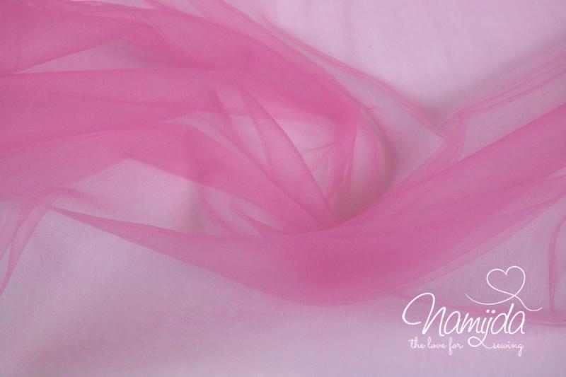 0,5 MTR. ♥ Soft Schimmer Tüll HeLL PiNK *Extra weich* ♥