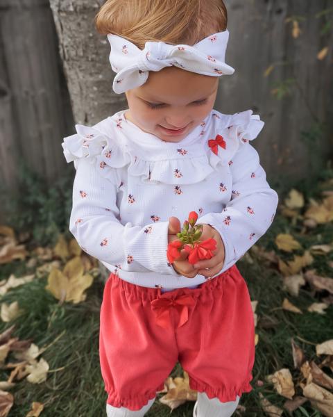 0,5 MTR.  ♥ MARIENKÄFER MUSSELIN NATUR ♥