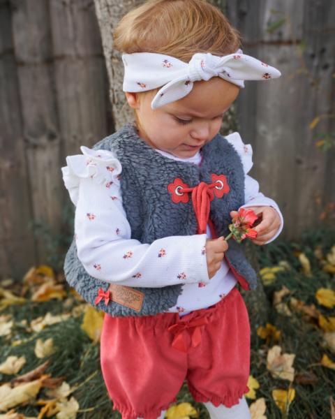 0,5 MTR.  ♥ MARIENKÄFER MUSSELIN NATUR ♥