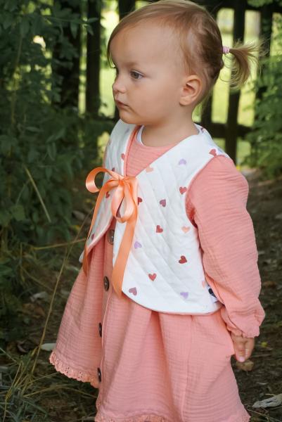 0,5 MTR. ♥ STEPPSTOFF HERZEN MULTICOLOR ♥