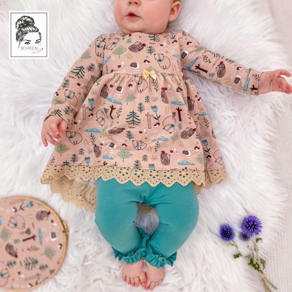 0,5 MTR. ♥  UNI BIO BAUMWOLLJERSEY DuSTY MINT  ♥