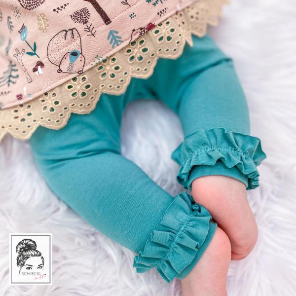 0,5 MTR. ♥  UNI BIO BAUMWOLLJERSEY DuSTY MINT  ♥