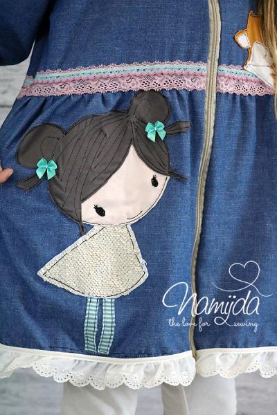 1 MTR. ♥ Elastische SPITZENBORTE - PuDERRoSA - 3,5cm ♥