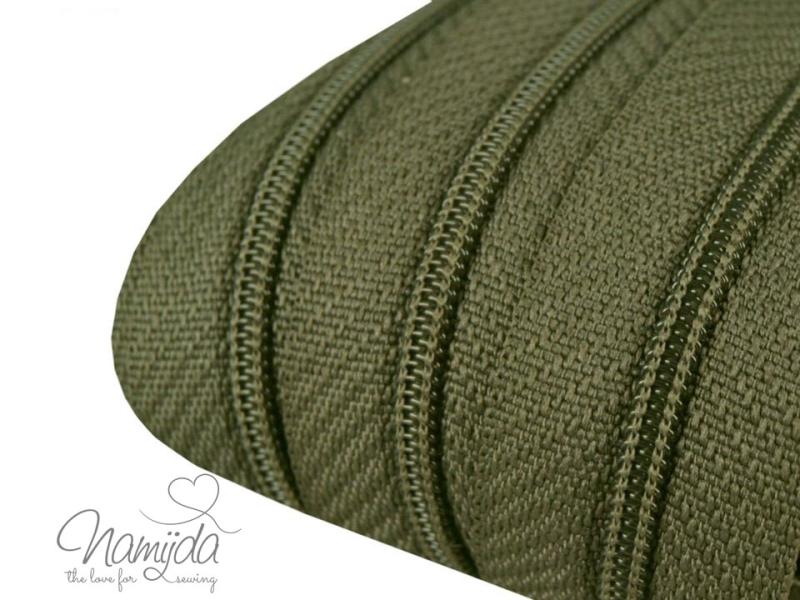 1 MTR. REIßVERSCHLuSS - KHAKI - 3mm
