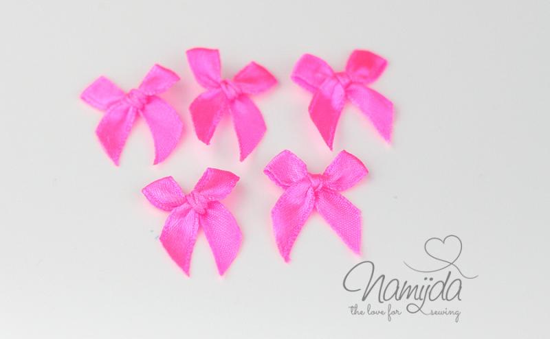 5 ♥ MiNi Schleifchen HELL Pink ♥