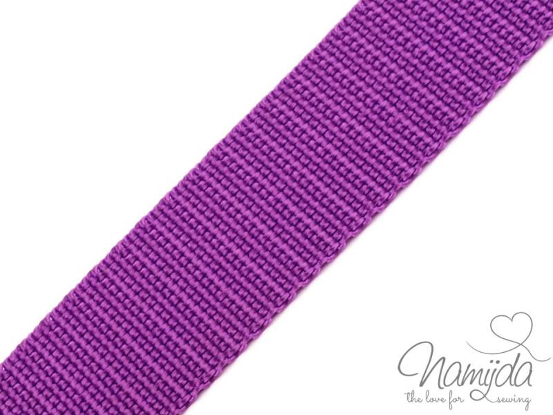 1 MTR. GuRTBAND LILA - 25mm