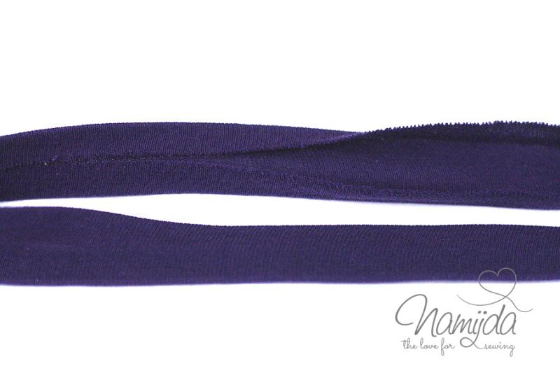 1 MTR. ♥ Elastisches Jersey Schrägband - Lila ♥