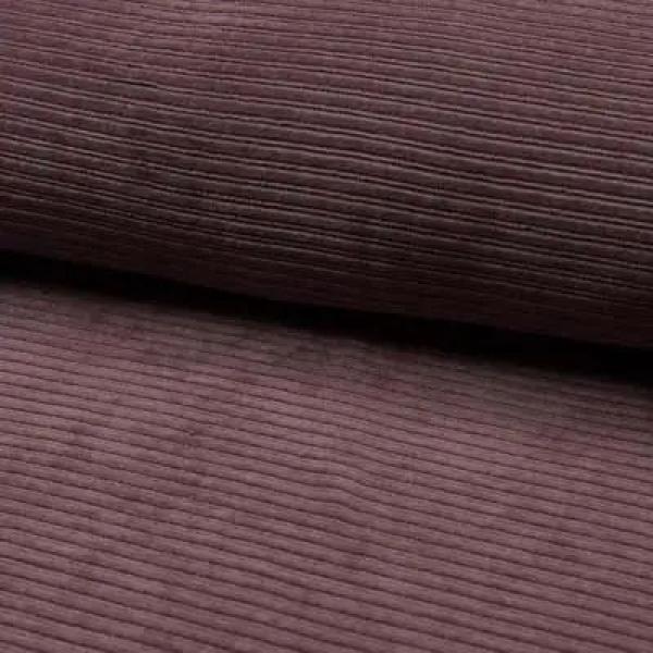 0,5 MTR. ♥ BREITCORD JERSEY - MAUVE - ELASTISCH ♥
