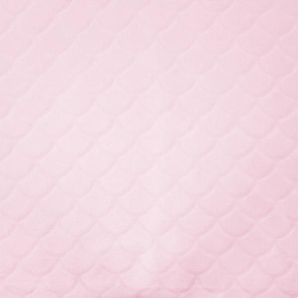 0,5 MTR. ♥ MERMAID FIN FLEECE - ROSE ♥