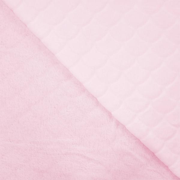 0,5 MTR. ♥ MERMAID FIN FLEECE - ROSE ♥