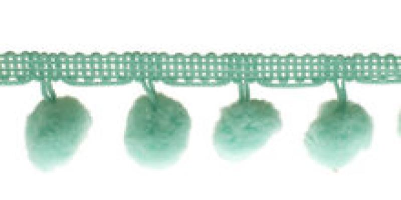 1 MTR. ♥ PomPom Bommelborte MiNT ♥