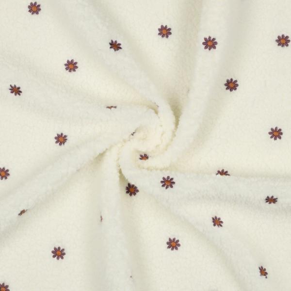 0,5 MTR. ♥ DAISIES TEDDY  NATUR ♥