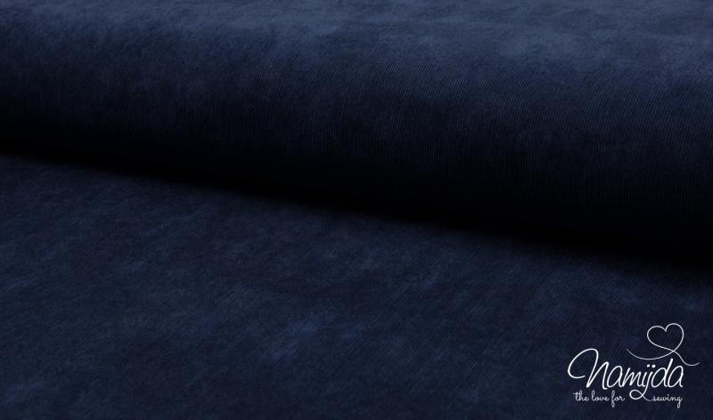 0,5 MTR. ♥ WEICHER FEINCORD NaVY ♥