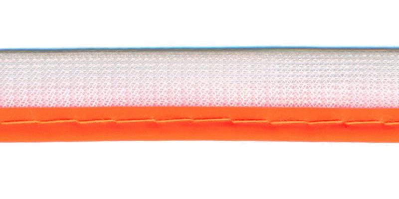 1 MTR. ♥ REFLEKTOR Paspelband Neon ORANGE ♥