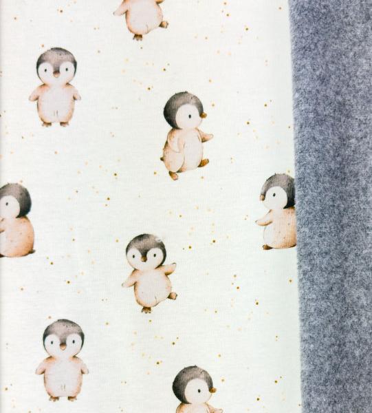 0,5 MTR. KUSCHLIG WEICHER BABY PINGUINE ALPENFLEECE