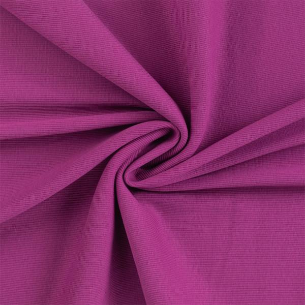 0,5 Mtr. Bündchen - FEINRIPP PURPLE - Schlauch ♥ EXTRABREIT - PASSEND ZUM  HEAYY SWEAT 4097